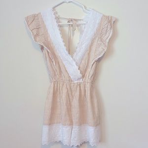 Romantic lace romper